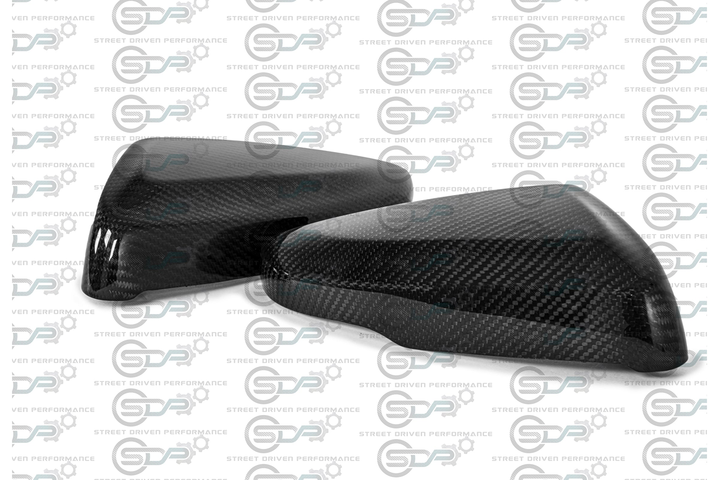 2016-2019 Cadillac CTS/ CTS-V V3 | Carbon Fiber Side Mirror Covers Replacement - All Models